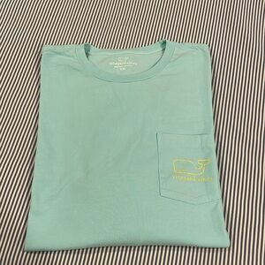 Vineyard Vines vintage whale long sleeve pocket tee